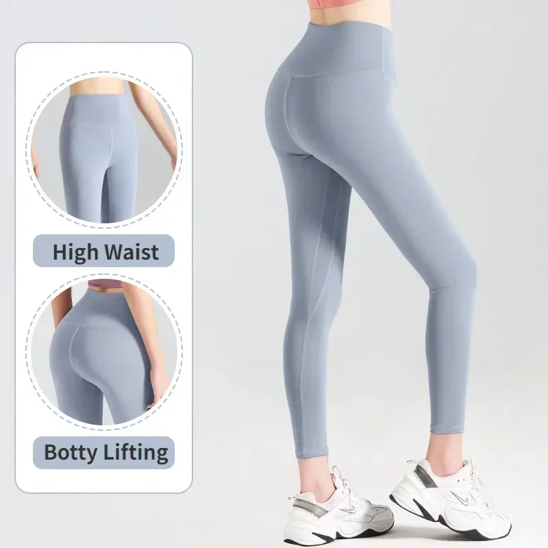 النايلون طماق النساء اليوغا السراويل ضيق عالية الخصر المخفية جيب الرياضة اللياقة البدنية رداء ضيق للجيم تجريب طماق ملابس لليوجا الإناث