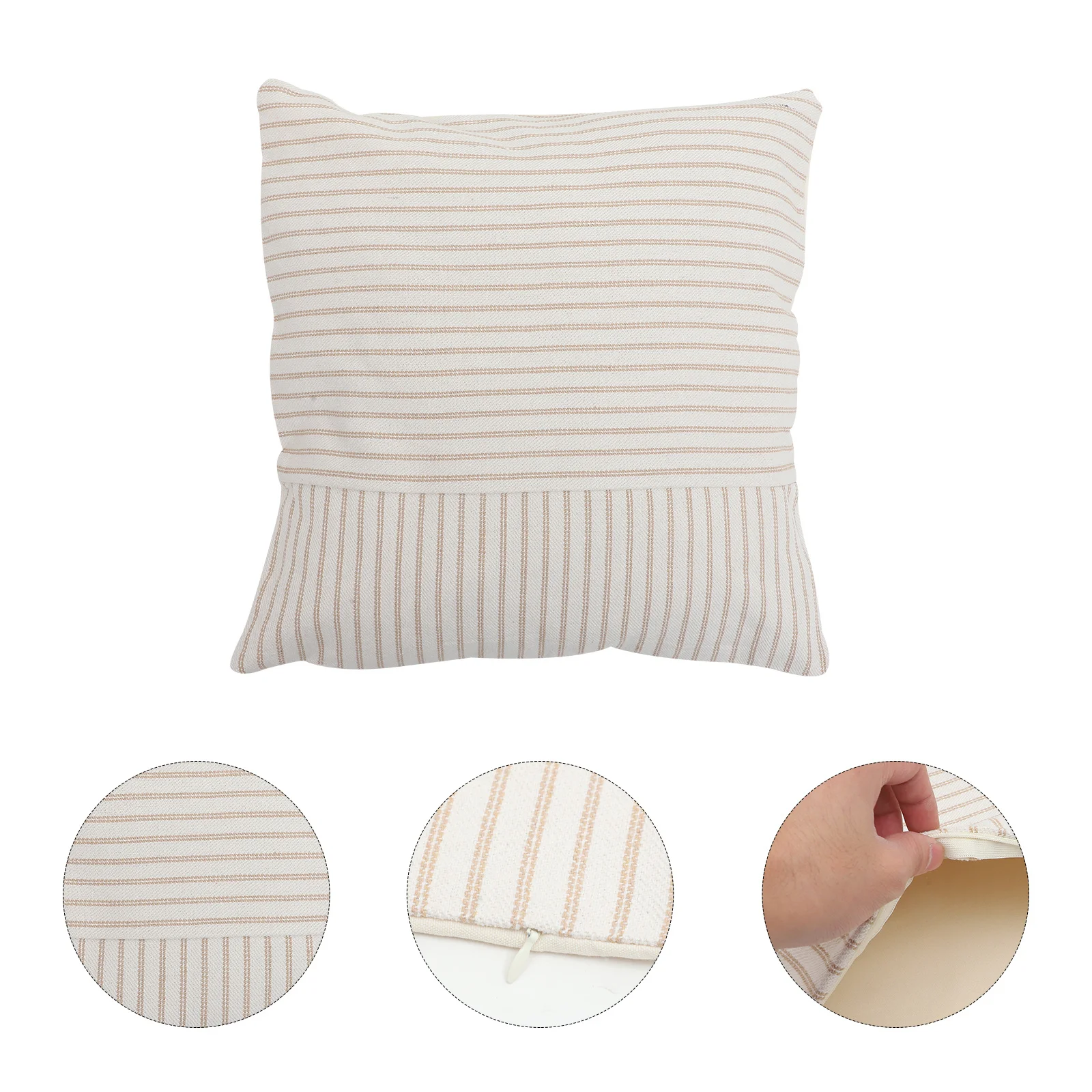 

2Pcs Cotton Linen Pillow Cover Square Cushion Cover Set for Sofa Bed Home Decor Washable Comfortable Throw Pillowcase