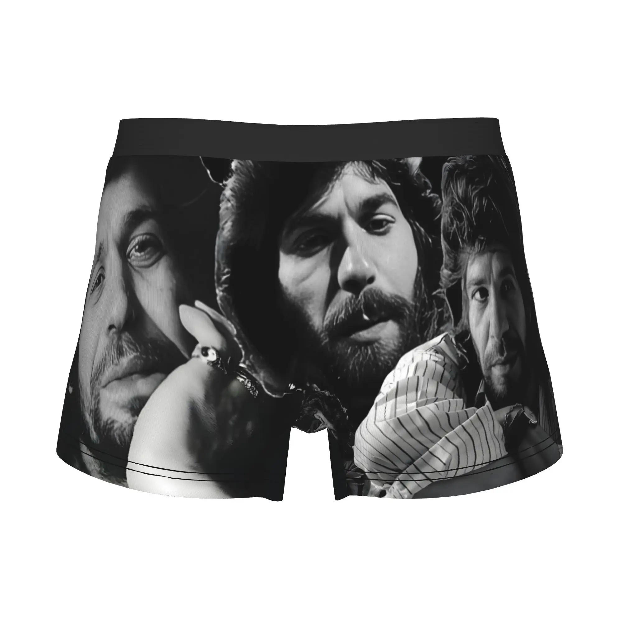 Vintage De La Isla Boxers Shorts Mens Camaron Singer  Briefs Underwear Fashion Underpants