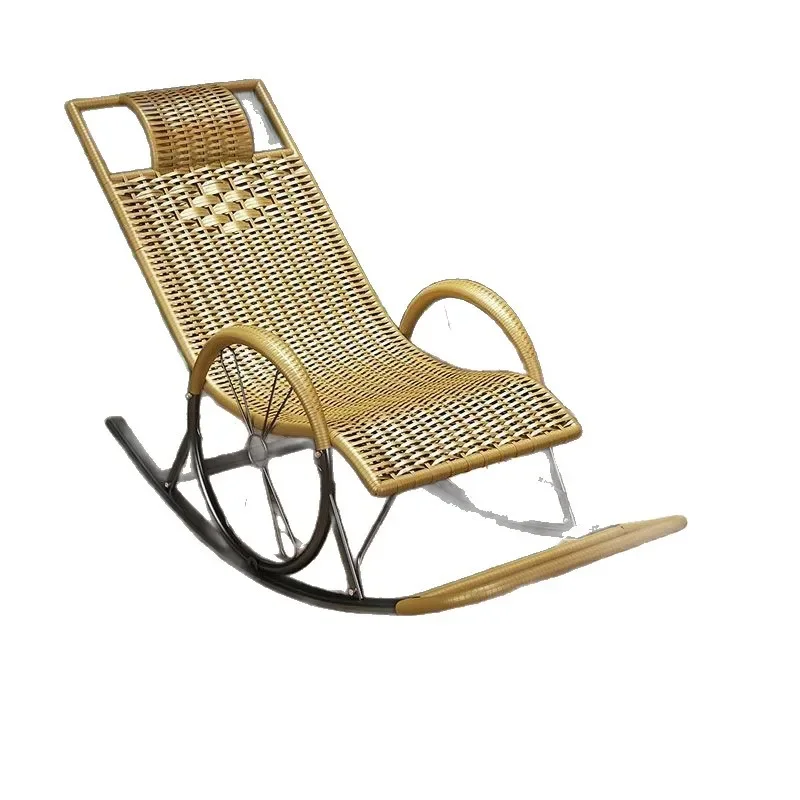 الصيف، كرسي، سميك، كسول، الروطان، كرسي هزاز، في الهواء الطلق، الترفيه، كبار السن #1