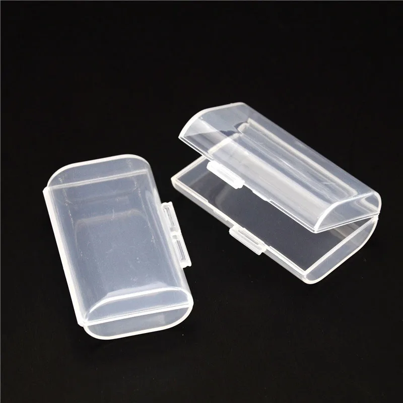 2 4 Slots AA Battery Storage Box Hard Plastic Case Cover Holder Protecting Case With Clips For AA Battery Storage Box