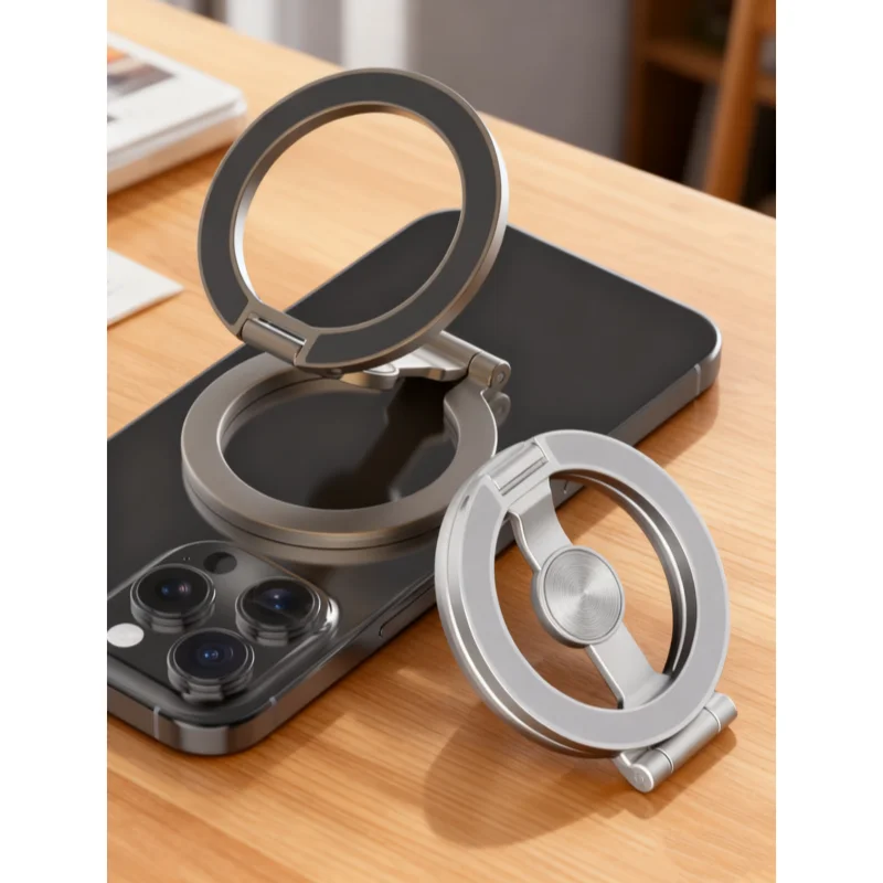

Двойной магнитный кольцевой держатель для мобильного телефона, совместимый со съемной подставкой для ручки мобильного телефона серии iPhone
