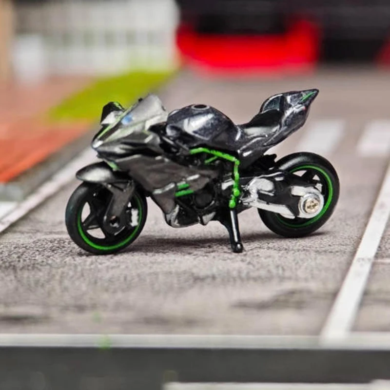 

Литой под давлением масштаб 1:64 H2R сплав имитация модели мотоцикла коллекция дисплей орнамент игрушка в подарок