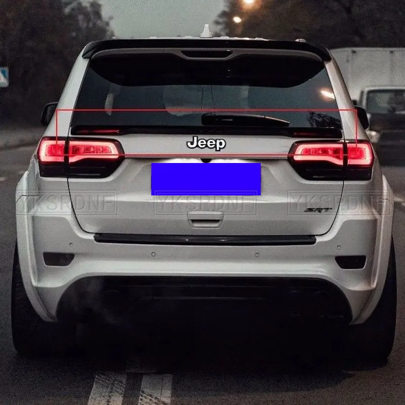 Factory ABS Carbon Fiber Rear Roof Spoiler And Mid Spoiler For JEEP Grand Cherokee 2014 2015 2016 2017 2018 2019 2020