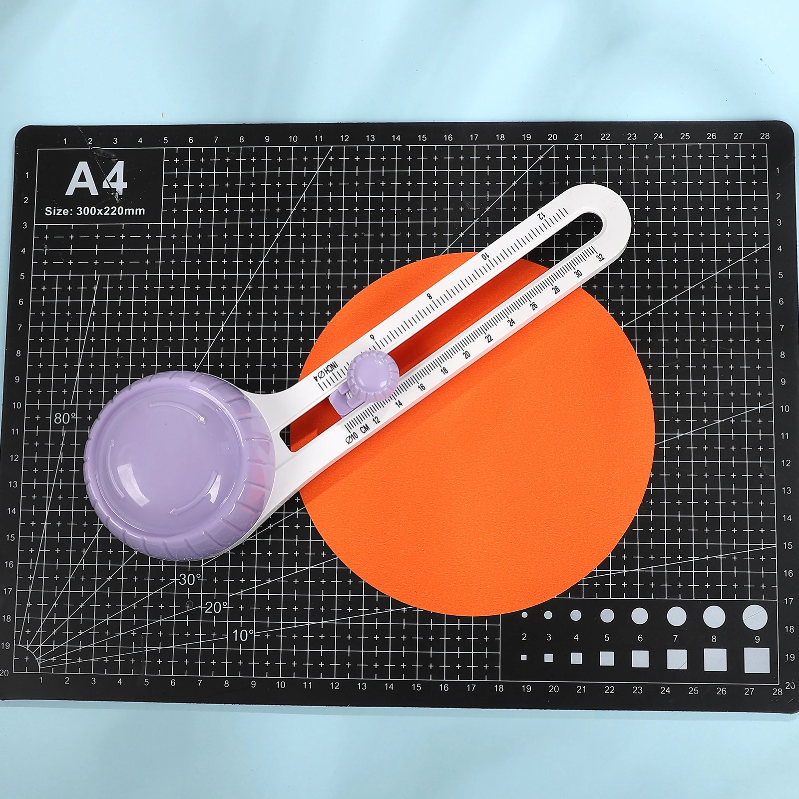 Multifunctional Macaron Color 360 Degrees Rotary Circular Paper Cutter Creative DIY Journal Material Student Supplies Stationery