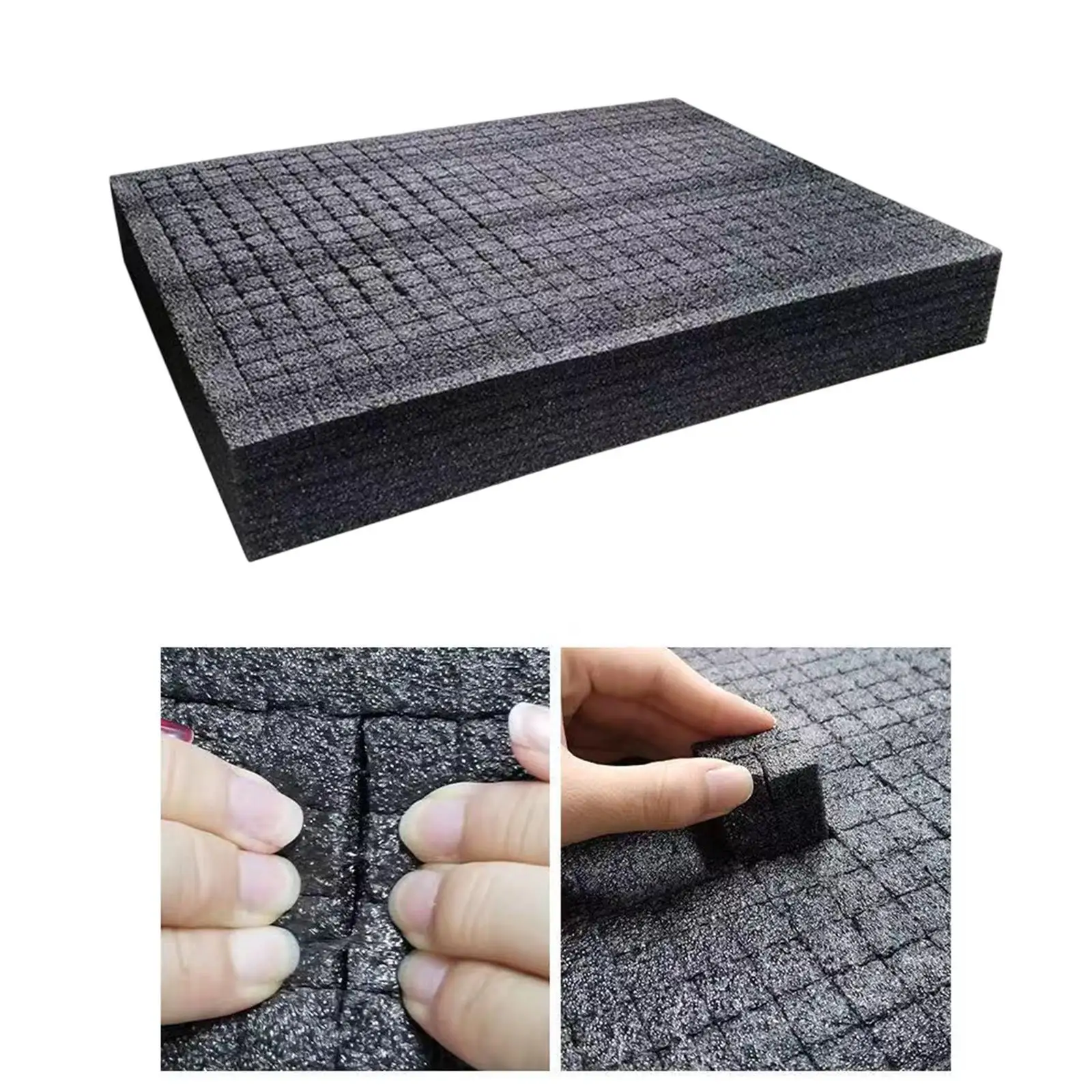 Cuttable Shockproof Sponge Foam Sheet for Camera Storage Tool Box Insert Padding DIY