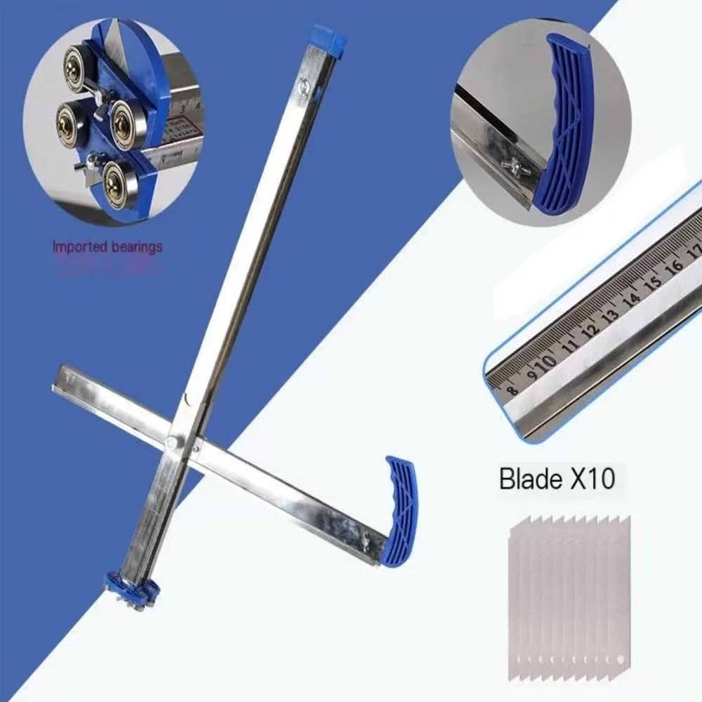 9-13mm gypsum board cutting artifact roller type push-type drywall cutting stainless steel woodworking DIY cutting board tools