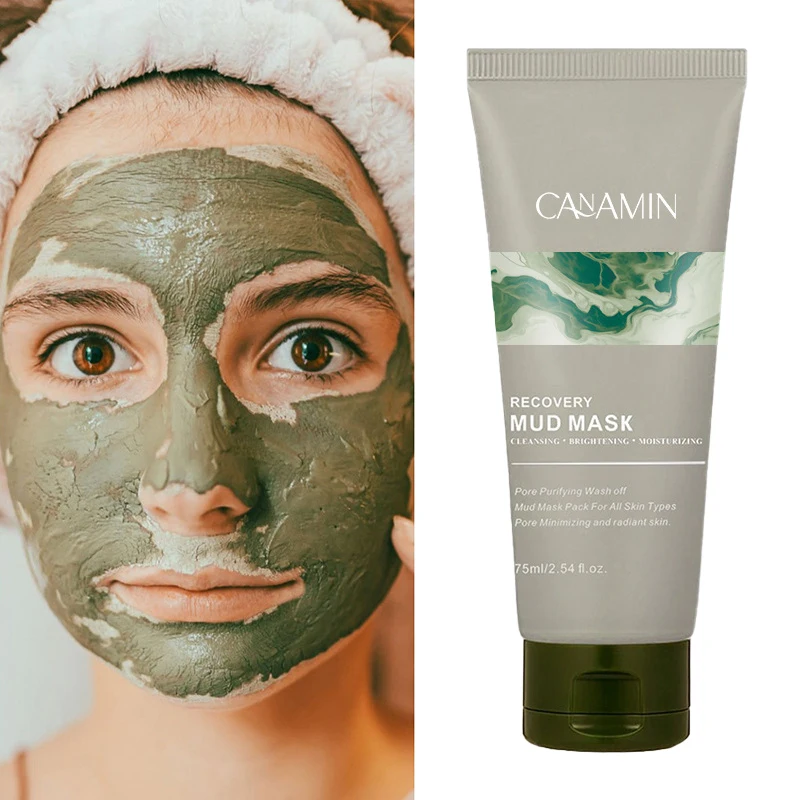 

75ml Repair Volcanic Mud-Applied Facial Mask Tea Tree Cleansing Moisturizing Mud Mask Brightening Skin Care