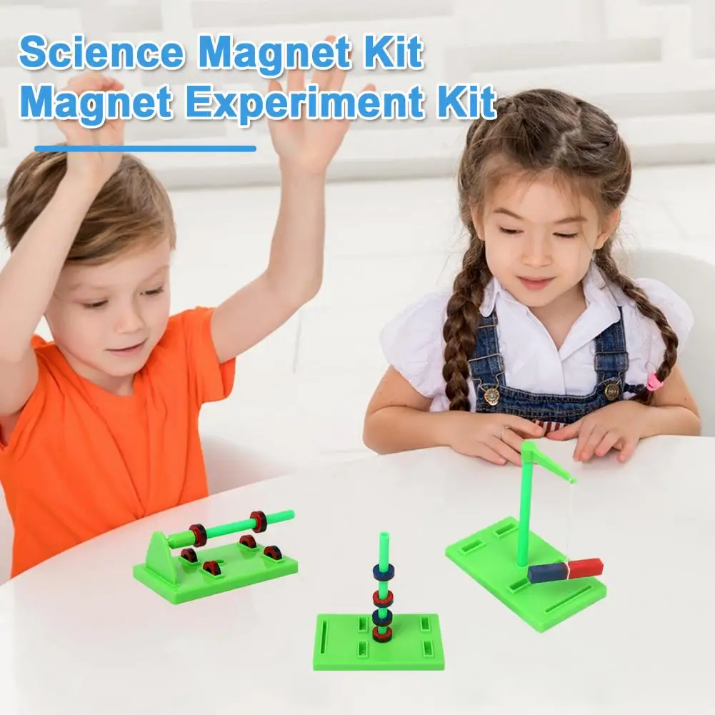 Experimentos de física recreativa para niños, Kit de experimento de imán Stem para niños, Educación Temprana, física para alumnos, prácticas