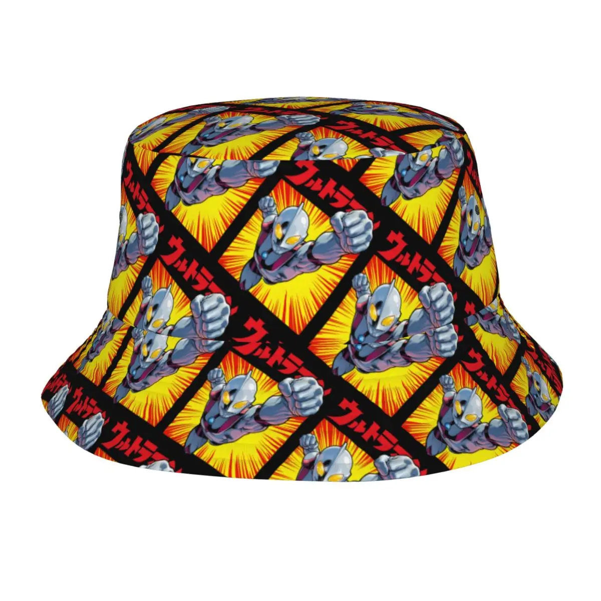 

Custom U-Ultramanes Bucket Hat Women Men Unisex Trendy Monster Family Summer Fisherman's Hat