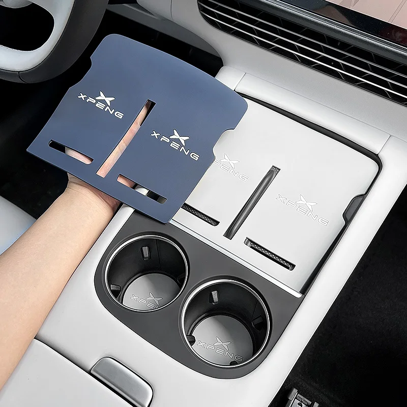 

Для Xiaopeng G6 2023, защитная накладка для беспроводной зарядки, силиконовая накладка для чашки с центральным управлением, аксессуары для модификации артефактов