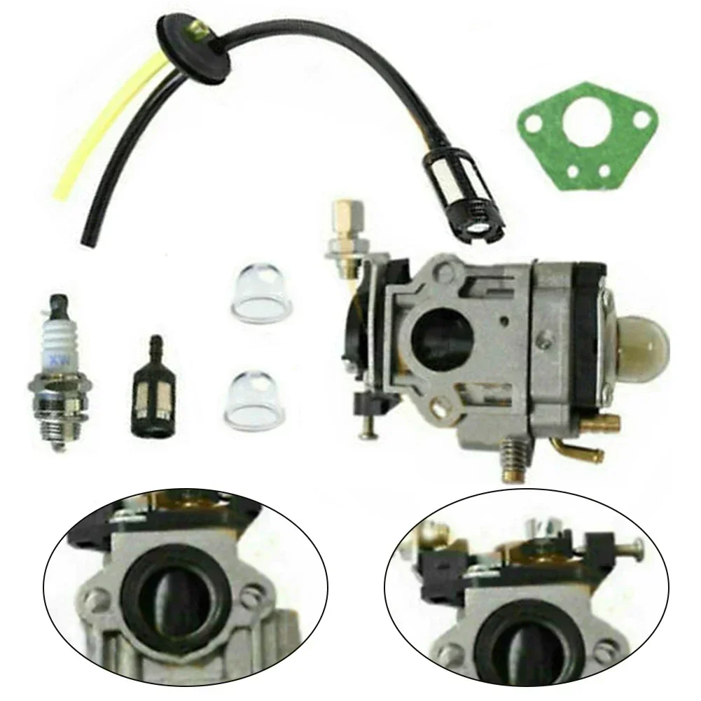 Kit de carburador para Florabest FBS 43 A1 FBK 4 B2 4 en 1 PBK 4 A1 PBS 2 A1, piezas de cortacésped, accesorios, equipo de jardín