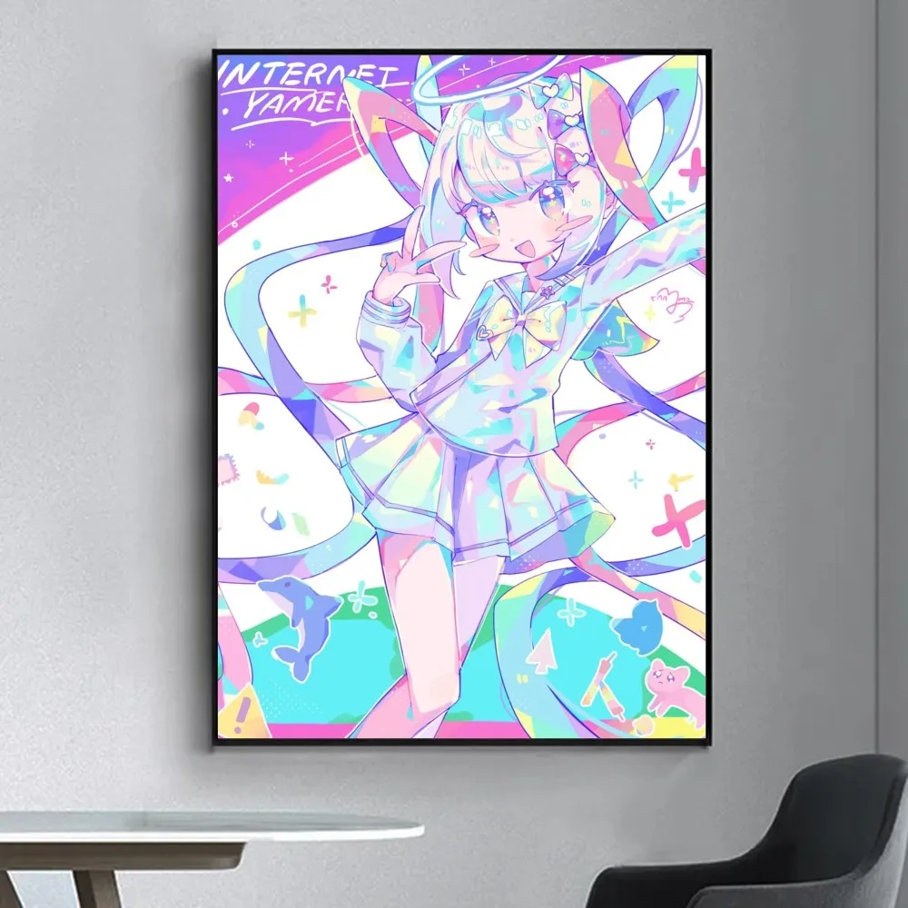 Needy-Girl Overdose Poster Fancy Poster Wall Sticker for Living Room Bar Vintage Decorative Painting Middle