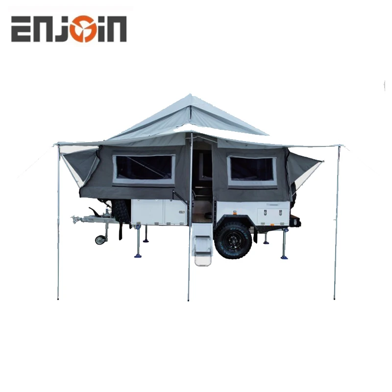 

ENJOIN Hot China Big Space Trailer Tents Off Road Folding Outdoor Camping Forward Fold Trailer Tent