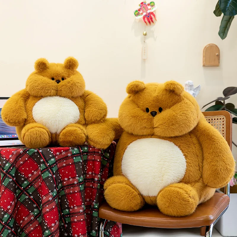 Cute Cartoon Dwen Dwen Bear Plush Doll Big Bear Toy Doll Children Couples Holiday Birthday Gifts Bedroom Sofa Decoration Pillow