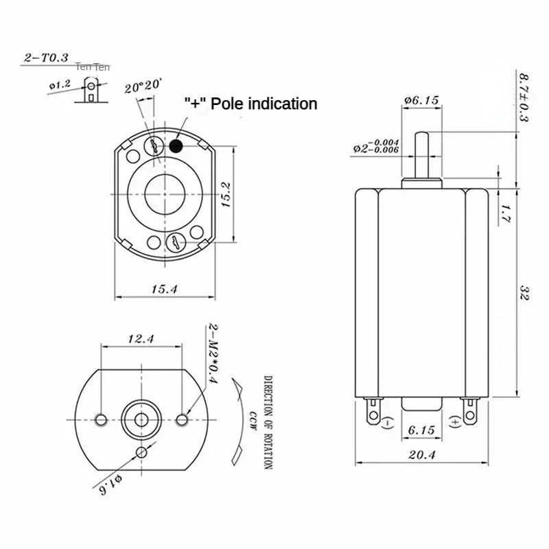 Micro 180 Carbon Brush Electric Motor DC12V 18000RPM High Speed DC motor Big Cooling Hole Engien