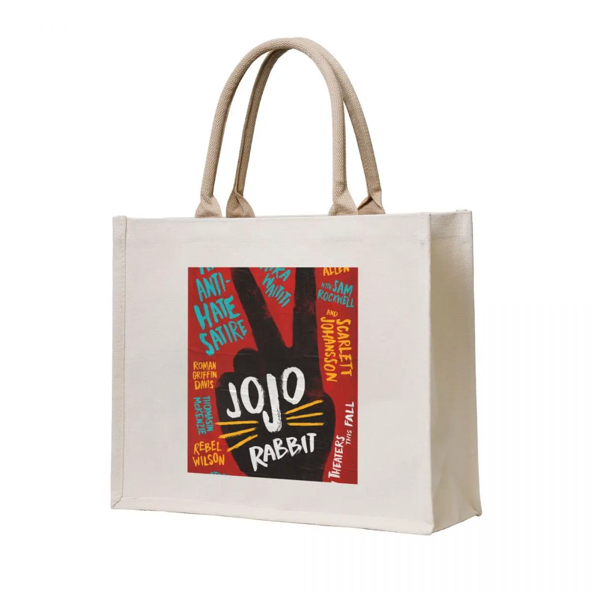 

Jojo Rabbit Tote Bag large size bags Canvas stote bag bags woman 2025 Candy bags