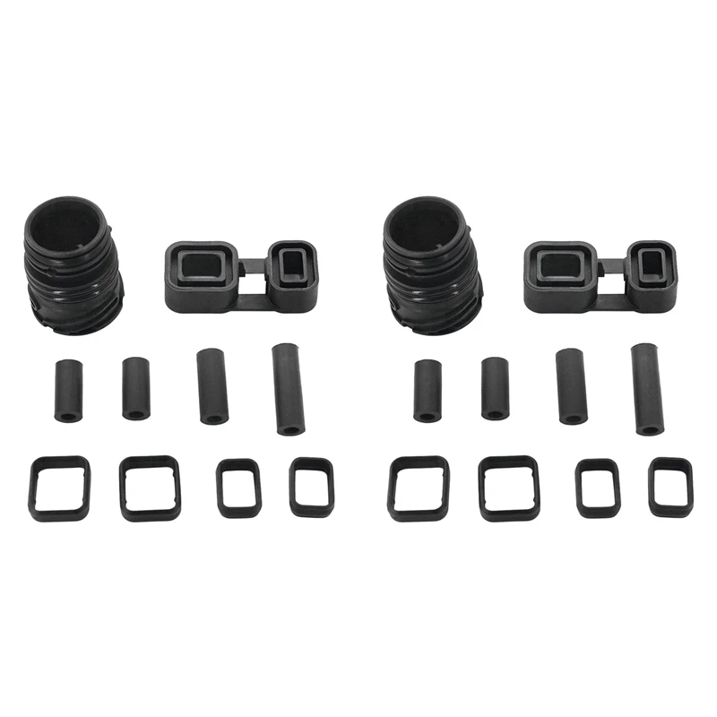 

2X 6HP26 Auto Transmission Oil Valve Body Sleeve Connector Sealing Tube Gearbox Seal Kit For BMW Land Rover