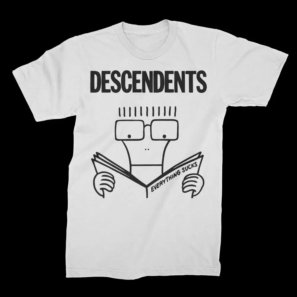 Fashion Y2k T Shirt Descendents Band T Shirt Summer Print Round Neck Short-sleeve Casual Streetwear High Quality Clothes Unisex