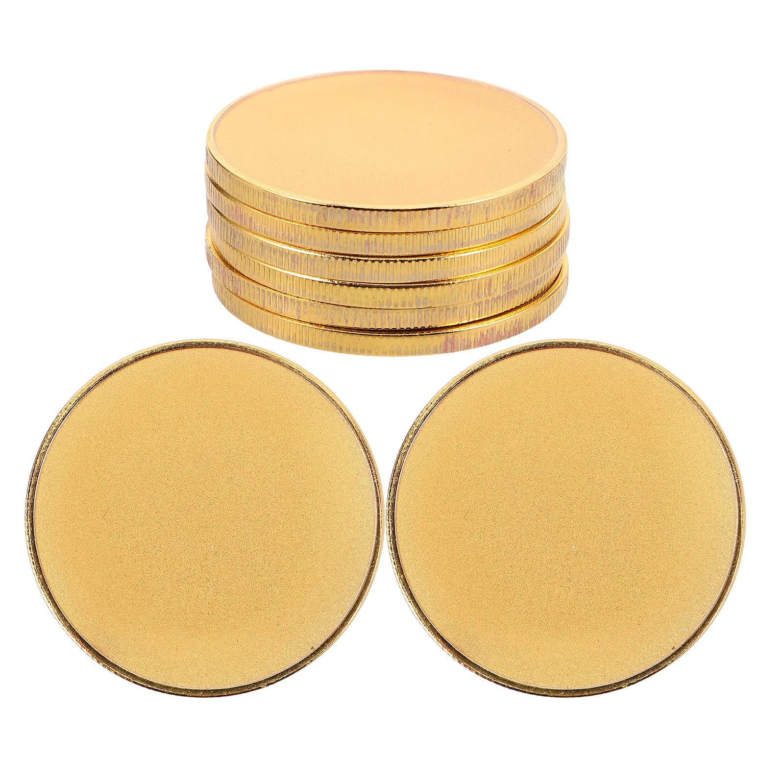 Pièces de monnaie gravées pour bijoux, 8 pièces, vierges gravables, médailles, ornement Laser, défi, artisanat doré, bricolage