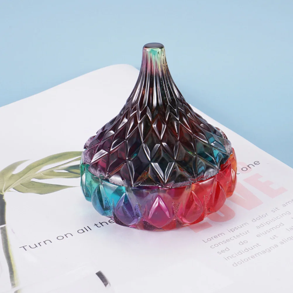 

2pcs Water Drop Storage Box Mold Silicone Molds for DIY Epoxy Resin Jewelry Craft Accessories Easy to Clean Small Size