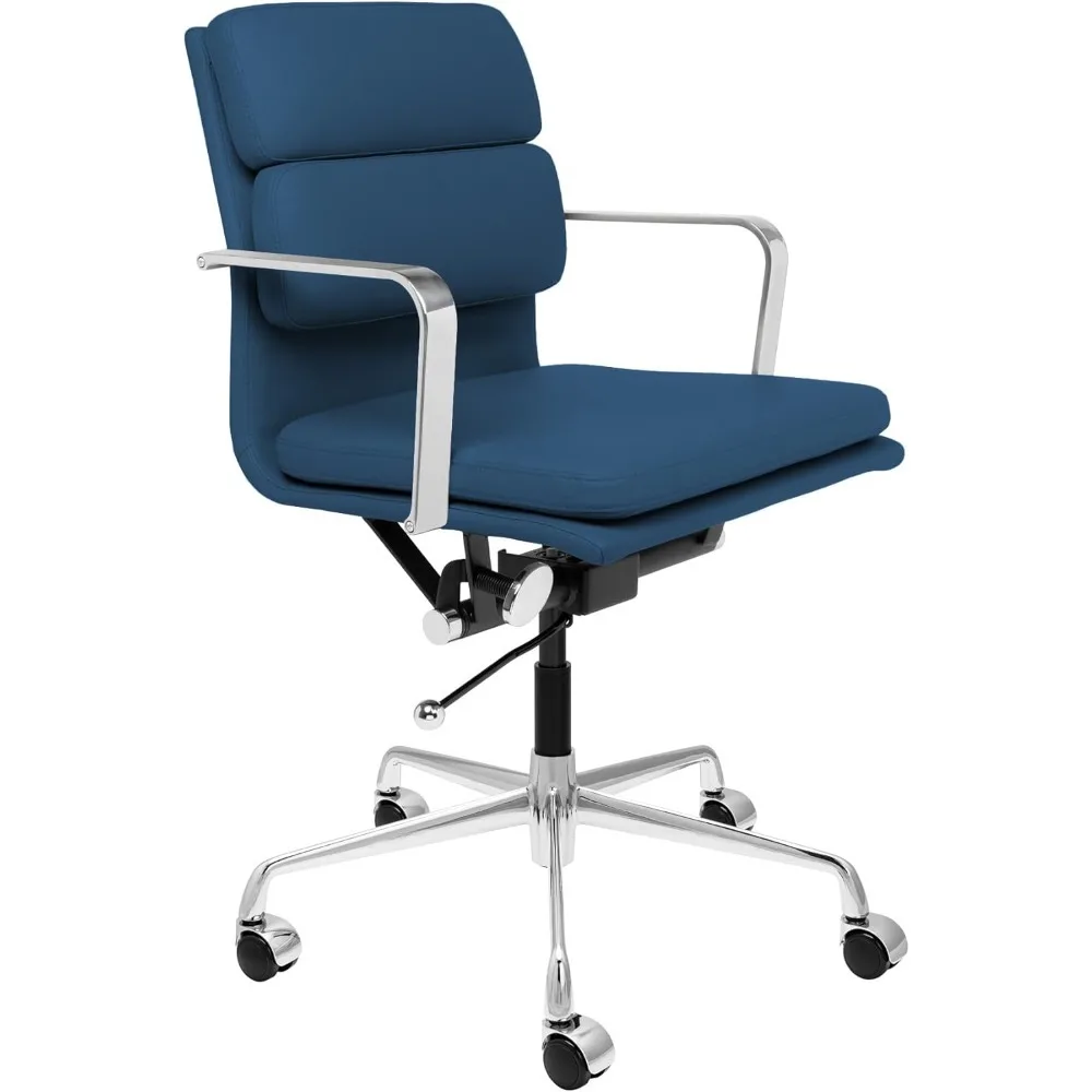 

Padded Management Office Chair Swivel & Cushion Availability, Made of Faux Leather, Office Chairs