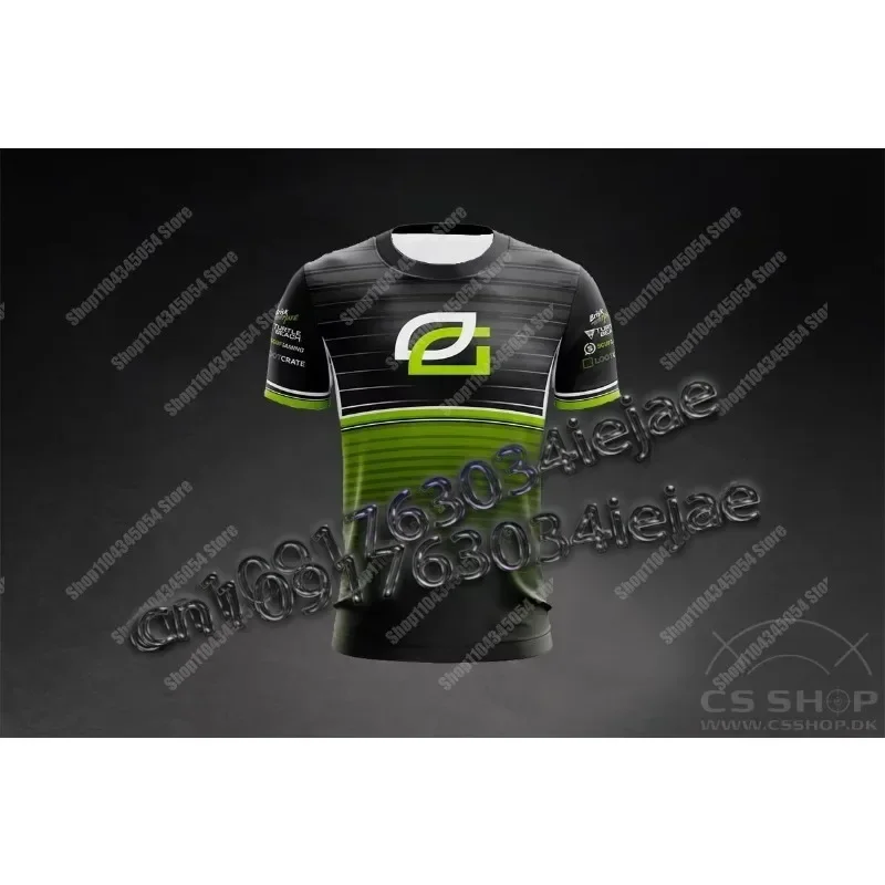 

OpTic GAMING Jersey Texas Black 2025 Team Uniform Custom Men Summer Short Sleeve T-shirt For Male Esport Wear Fans Tops