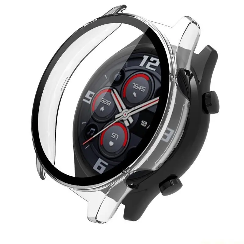 

F62C Screen Protector Housing Compatible GS3 46mm Case Cover Full Coverage Sleeve Tempered Film Onepiece f