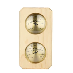 Sauna Temperature Thermometer Sauna Room Thermometer & Hygrometer Dual Display