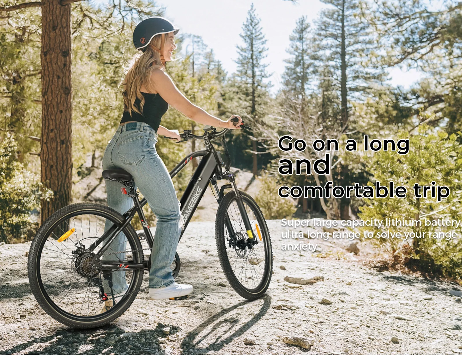 Samebike 27,5 Zoll Elektrofahrrad RS-A01MAN 36V15Ah Lithium-Batterie Motor E-Bike 7-Gang-Schaltung Elektrisches Mountainbike – Detail 2