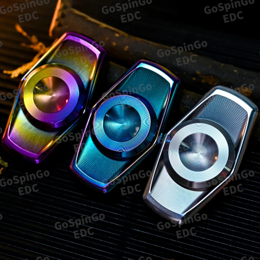 HEEDC Light Boat Fidget Spinner Fidget Toys For Adults Gyro Anxiety Relief Gadgets Original Designs Two-Bladed Fidget Spinner