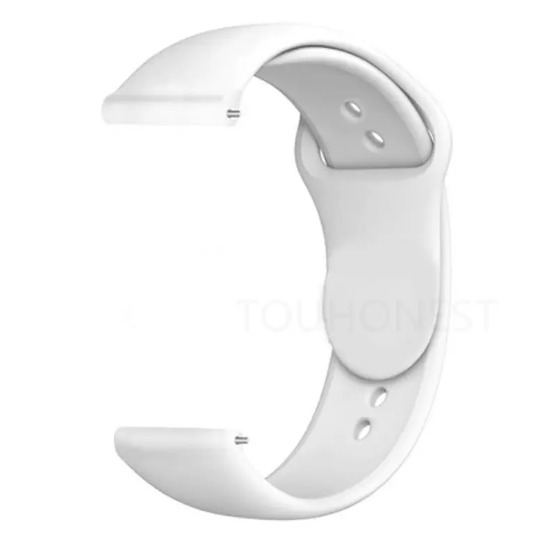 22mm 20mm 18mm Strap For Samsung Galaxy watch 3/4 Classic/5/5 pro/3 Gear S2 S3 silicone Band amazfit bip huawei GT 2 active 2