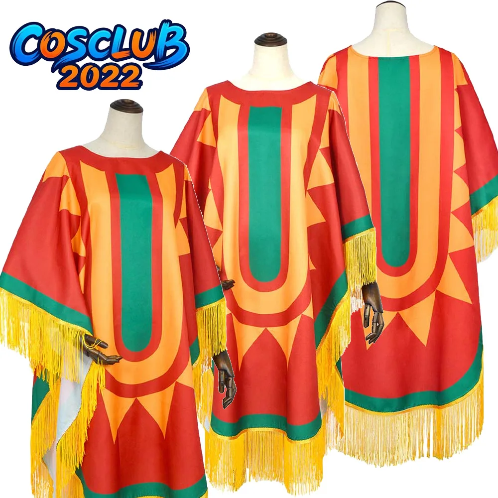 

Odyssey Robe Cosplay Skull Cloak Anime Bros Disfraz Orange Costume for Adult Kiidds Outfits Halloween Carnival Disguise Clothing