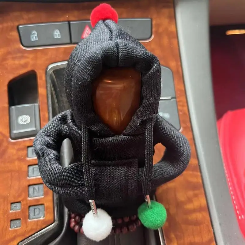 Hoodie Car Gear Shift Cover Fashion Gearshift Hoodie Car Gear Shift Knob Cover Manual Handle Gear Sweatshirt Change Lever Covers