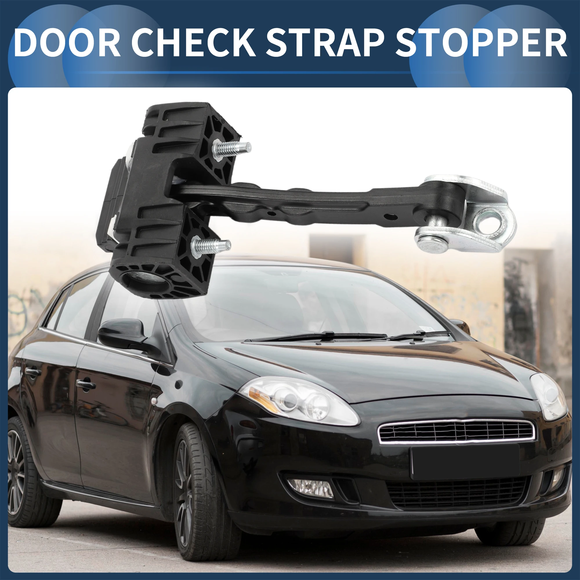 X Autohaux Door Check Strap Stopper Limiter No.51751732 for Fiat Bravo Mk2 2007-2014