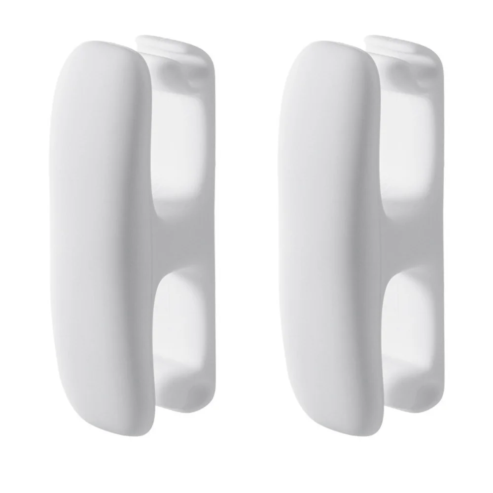 

2 PCS Safety Silicone Cord Wire Organizer Self-Adhesive Wrap Cord Hooks Hider Clips Appliance Stand Home