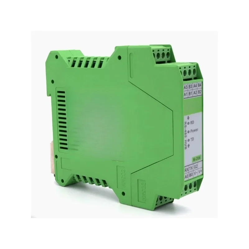 Hub Shared 4-Port Hub1 to 4-Channel RS232/RS485 Converter Opto-Isolated M-206