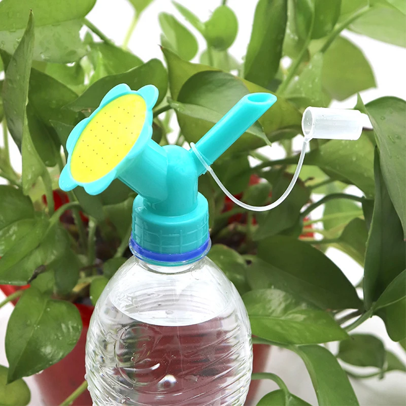 2 In 1 Watering Nozzle Sun Flower Watering Sprinkler Gardening Beverage Bottle Succulent Irrigation Tools