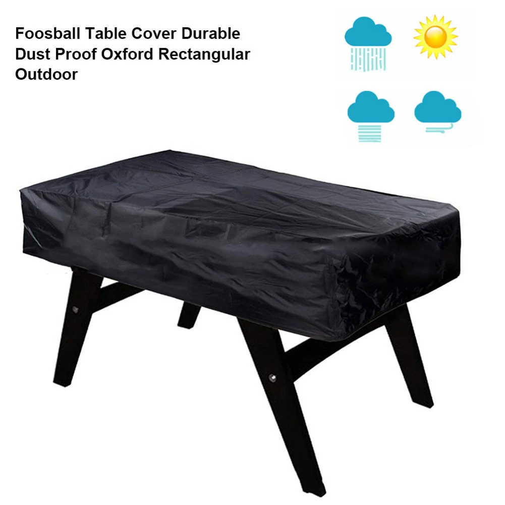 

Protective Waterproof Foosball Table Cover for Indoor/Outdoor Use UV Resistant Fits Standard Sizes 163x115x48CM