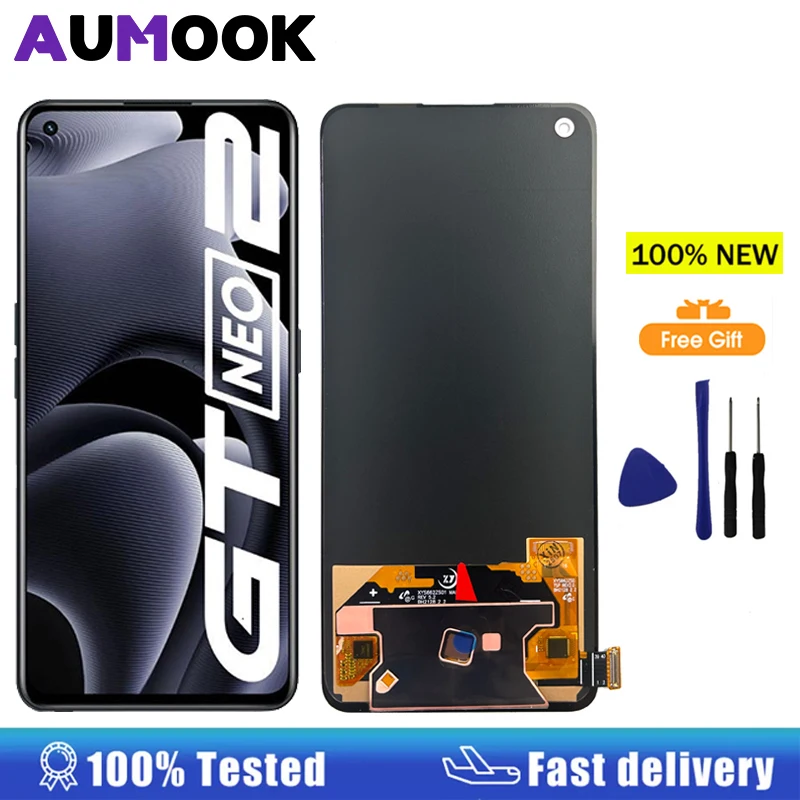 6.62 "affichage pour Realme GT Neo2 LCD écran tactile Digiziter assemblée pour Realme GT Neo2 RMX3370 LCD affichage remplacement