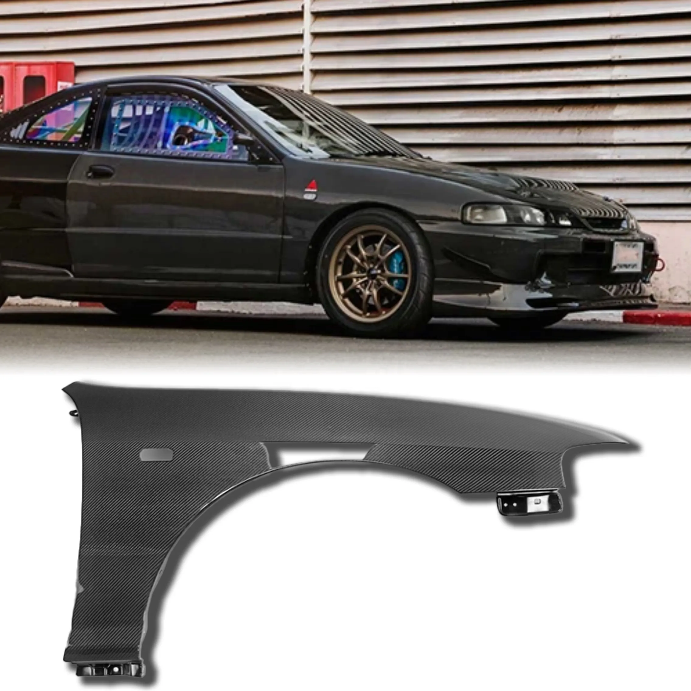 

Подходит для нового переднего крыла для HONDA INTEGRA DC2 1994-2000 JDM OEM
