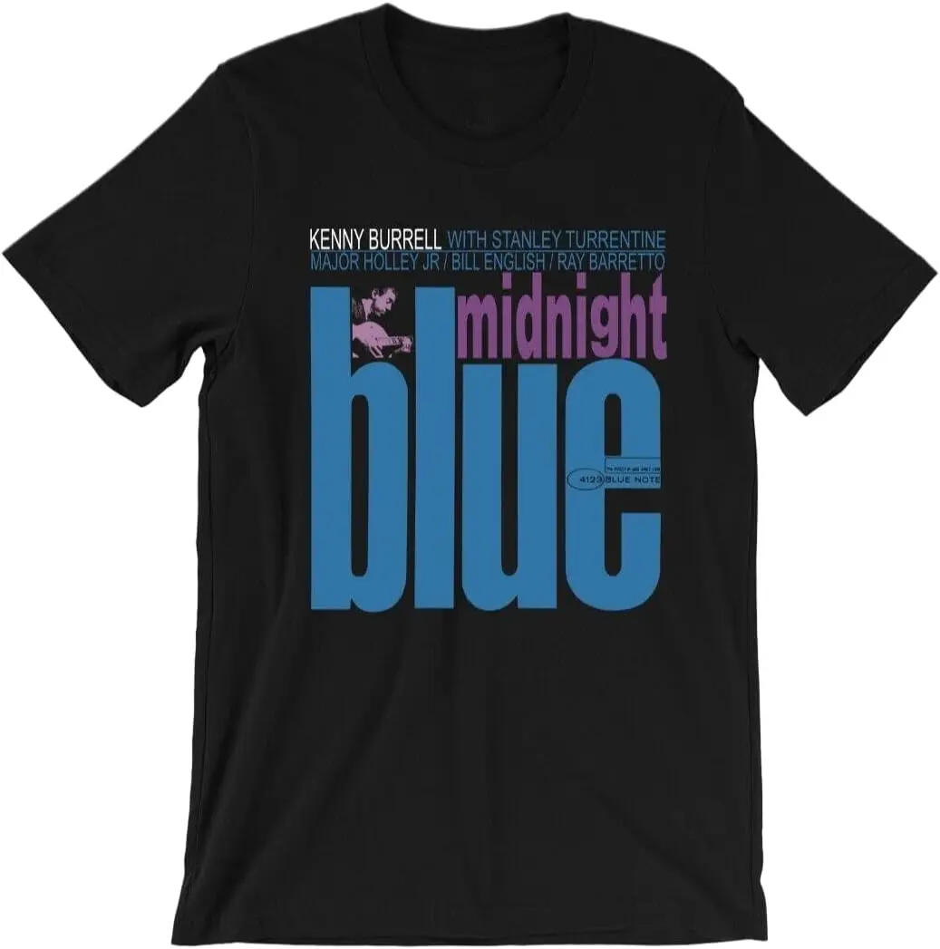 Kenny Burrell T-Shirt - Midnight Blue Blue Note Jazz LP Cover Art Ray Barretto.