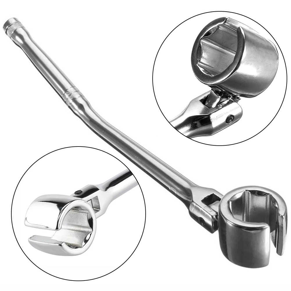 Automotive Removal Tool Oxygen Sensor Wrench Auto Repair Car Maintenance Easy Storage Alloy Material Compact Size