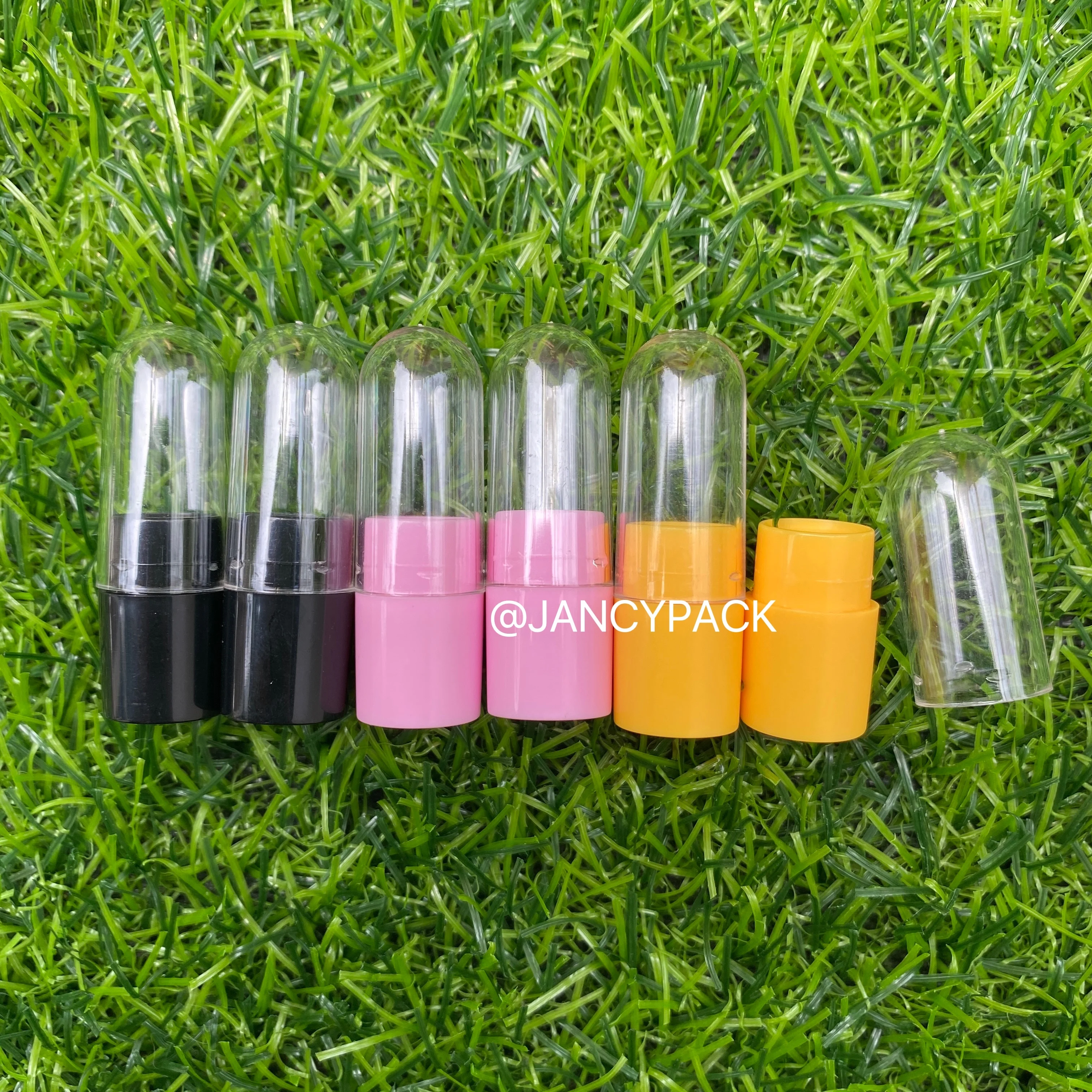 Mini  Lip Balm Container Lip Tubes DIY With Sample Packing Bottle Makeup Tool Empty Cosmetic Containers Lotion Container Clear