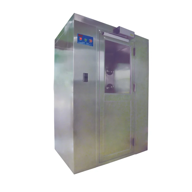 دش هواء الغرفة النظيفة مع دعم تدفق الهواء العمودي المخصص