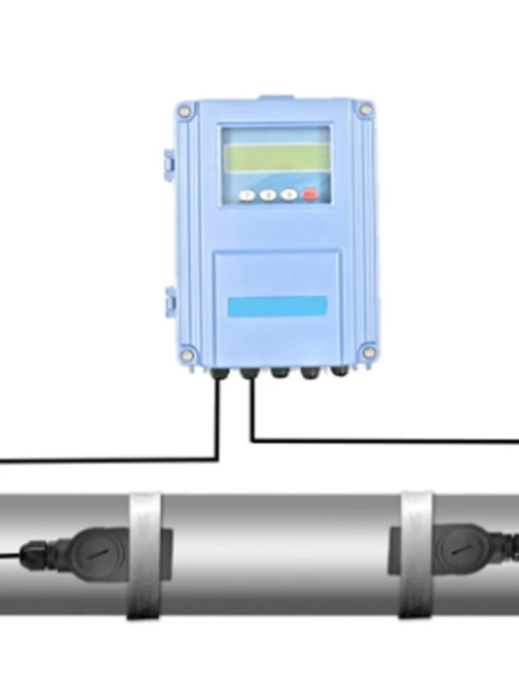 

Wireless remote transmission intelligent fixed wall mounted ultrasonic flowmeter heat meter RS485 ultrasonic flowmeter host