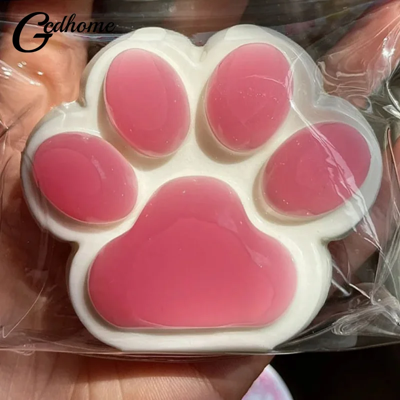 1 шт., мягкие розовые персиково-зеленые виноградные кошачьи лапы, игрушки с медленным отскоком, декомпрессионная игрушка, уменьшающая стресс, детские игрушки, подарки