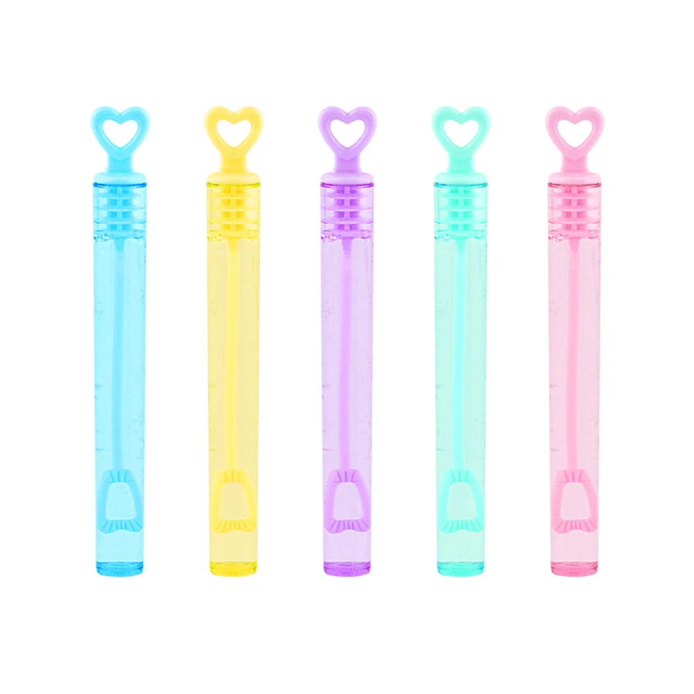 10Pcs Mini Bubble Tube White Pink Soap Bottle Toys Wedding Gifts for Guests Kids Birthday Party Favors Baby Shower Decoration