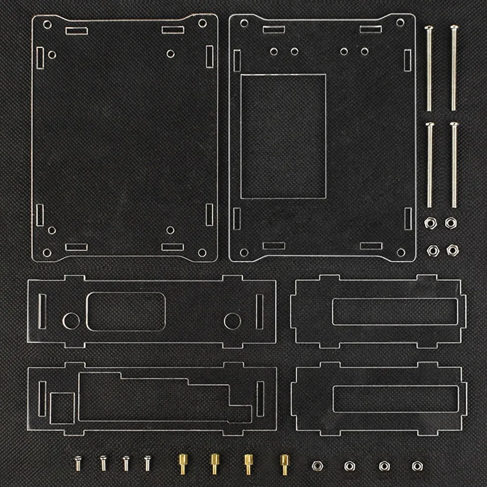 HFES используется для платы разработки Jetson Nano Shell, акриловый прозрачный защитный корпус
