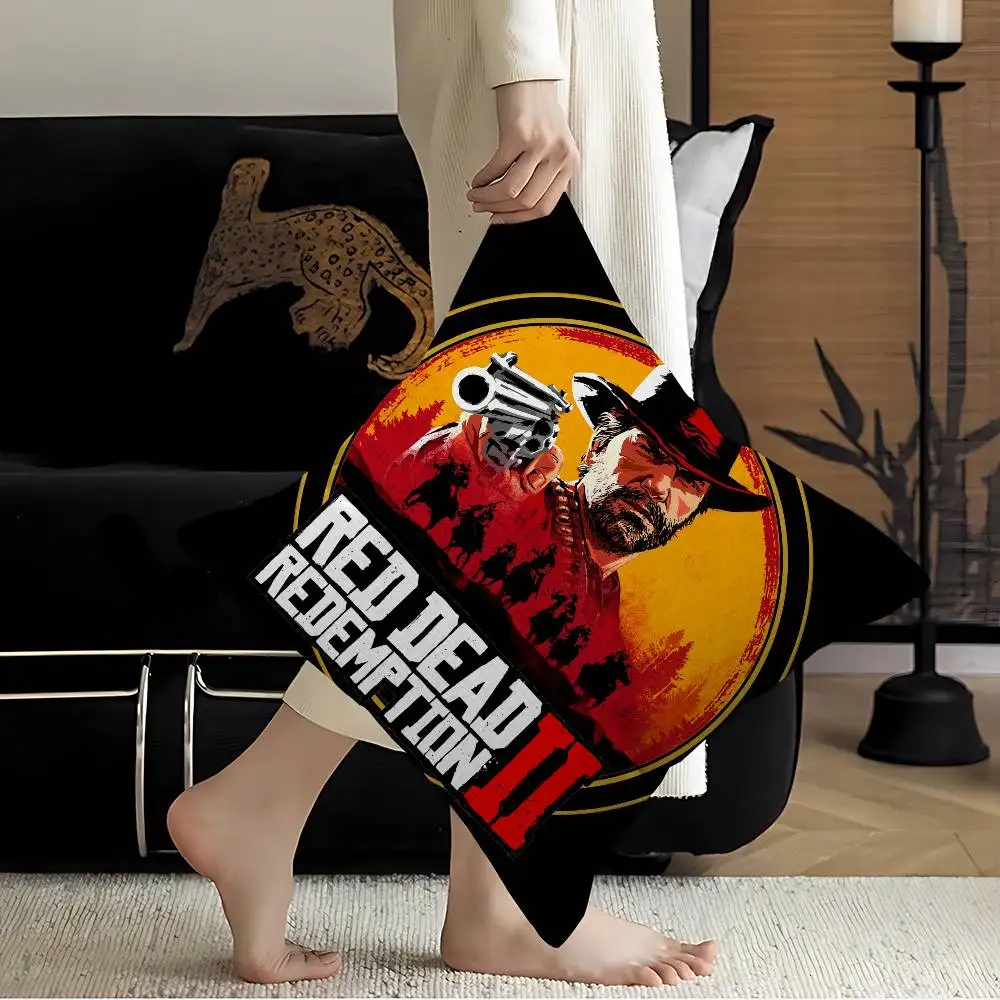 R-Red-DeadS Game Pillow Anime Pillow Sofa Bed Head Pillow Cover Cushion Cover 45x45 cm Fashion